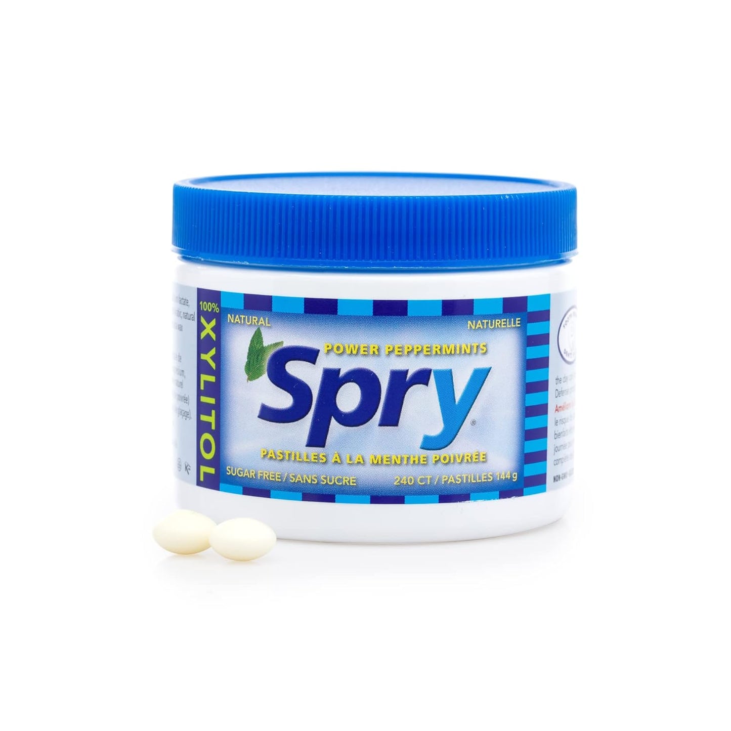 Spry_Xylitol_Peppermint_Sugar_Free_Candy_-_Promote_Oral_Health,_Increase_Saliva_Production,_Stop_Bad_Breath,_Non-GMO,_Gluten-Free,_240_Count_(Pack_of_1)