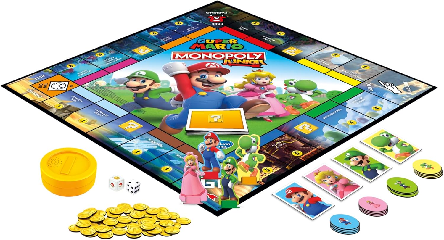 Monopoly_Junior_Super_Mario_Edition_Board_Game,_Fun_Kids'_Ages_5_and_Up,_Explore_The_Mushroom_Kingdom_as_Mario,_Peach,_Yoshi,_or_Luigi_(Amazon_Exclusive)