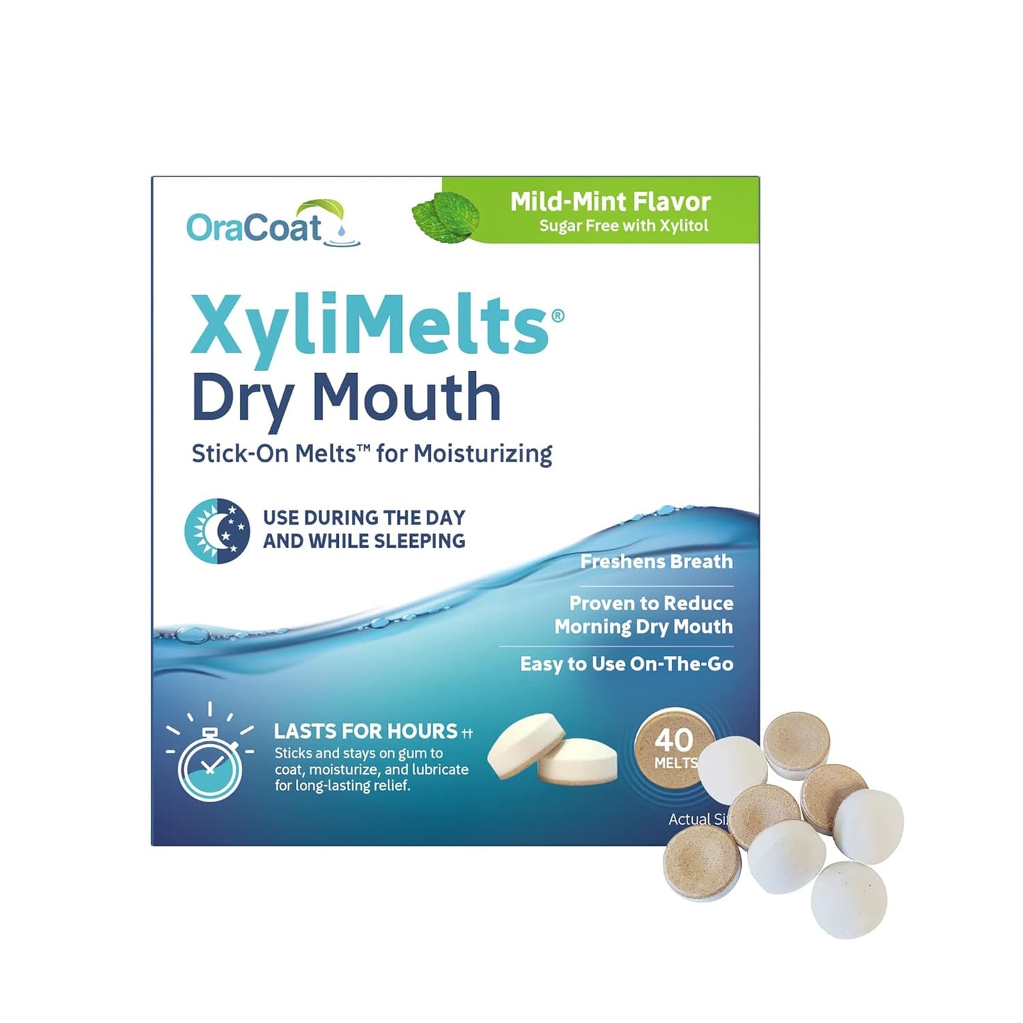 Oracoat_XyliMelts_for_Dry_Mouth_Night_Time_or_Day_-_Moisturizing_Dry_Mouth_Adhering_Discs,_Sugar_Free_with_Xylitol,_40_Count,_Mild_Mint_Flavor,_8-Hour_Relief