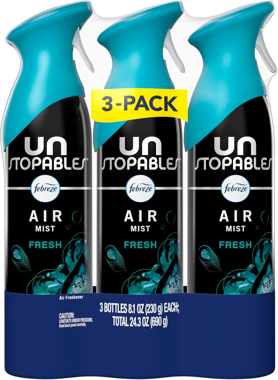 Febreze_Air_Mist,_Air_Freshener_Spray,_Odor_Fighting_Room_Spray,_Deodorizer_for_Home_Bathroom_Kitchen_Office_Apartment_Dorm_Room_Classroom,_Unstopables_Fresh_Scent,_8.1oz_(Pack_of_3)