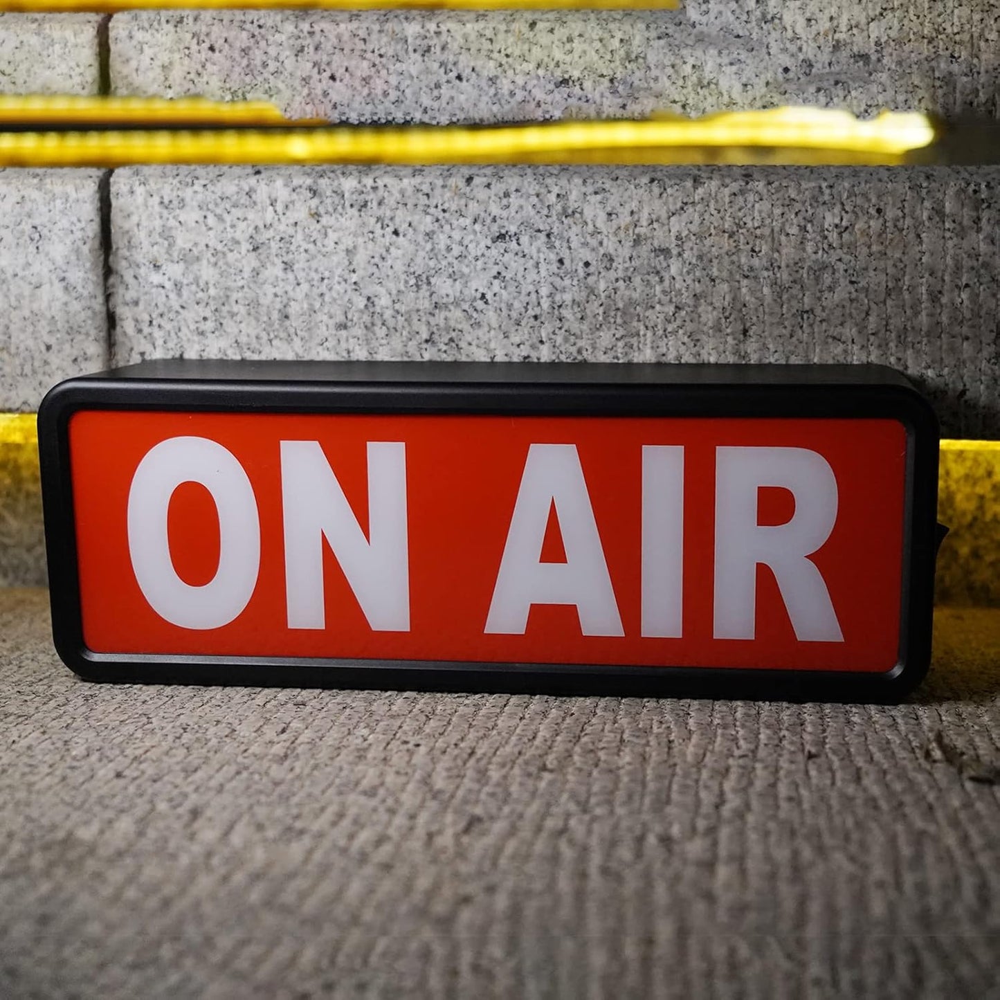 ON_AIR_SIGN_LED_LIGHT_Recording_Sign_Studio_Warning_Signfor_(Studio/Home_Studio/Company/Desk_or_Wall_Decor)._Simple_and_Easy_ON/Off_Switch_Button.Up_Lighted_Broadcast_Warning_Sign_Finished