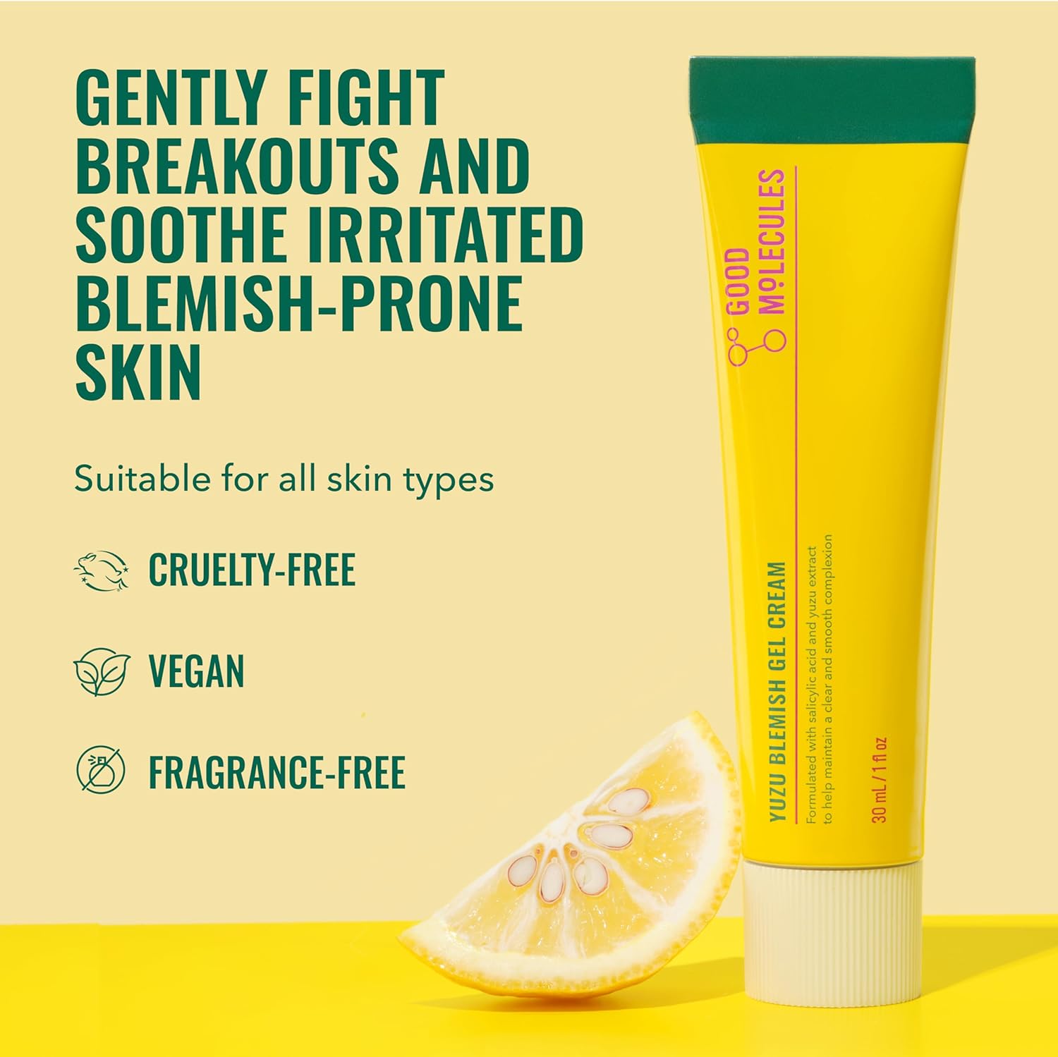 Good_Molecules_Yuzu_Blemish_Gel_Cream_-_Lightweight_Gel_Moisturizer_with_Salicylic_Acid_(BHA)_and_Natural_Extracts_to_Target_Blemishes,_Even_Skin_Tone,_and_Texture_-_Skin_Care_for_Face