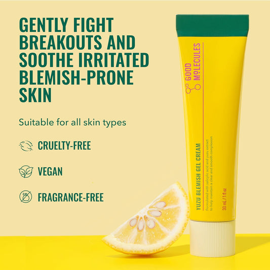 Good_Molecules_Yuzu_Blemish_Gel_Cream_-_Lightweight_Gel_Moisturizer_with_Salicylic_Acid_(BHA)_and_Natural_Extracts_to_Target_Blemishes,_Even_Skin_Tone,_and_Texture_-_Skin_Care_for_Face