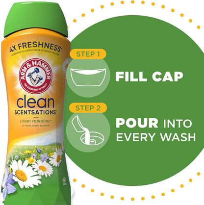 ARM_&_HAMMER_Clean_Scentsations_In-Wash_Scent_Booster,_Laundry_Scent_Booster_Clean_Meadow_scent,_24_Oz