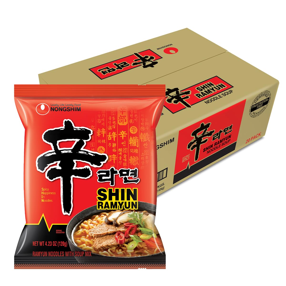 Nongshim_Shin_Ramyun_Noodles,_Spicy_Korean_Signature_Instant_Ramyun,_Rich_Beef_Flavored_Broth,_Microwaveable,_Korean_Instant_Noodles,_4.23_oz_(Pack_of_20),_Packaging_May_Vary.