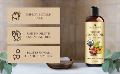 Handcraft_Blends_USDA_Organic_Jojoba_Oil_|_Cold-Pressed_|_8_Fl_Oz_|_100%_Pure_&_Natural_|_for_Hair,_Skin_&_Face_|_Premium_Grade_Carrier_Oil_|_for_Massage_&_Aromatherapy_|_Hexane-Free