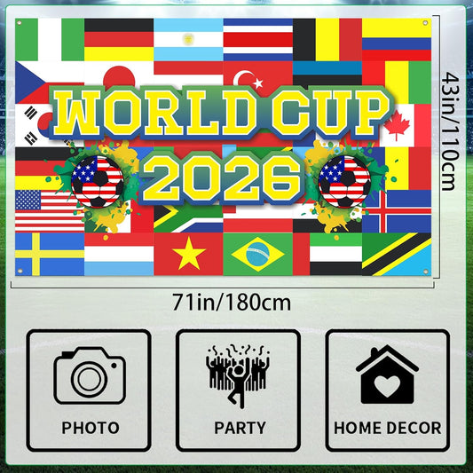 World_Football_Tournament_Cup_Celebration_Backdrop_43x71_Inch_2026_Vibrant_Soccer_Festival_Background_for_World_Tournament_Cup_Party_Photo_Booth_and_Football_Event_Decor