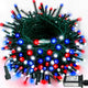 Red Blue & White - 200LED