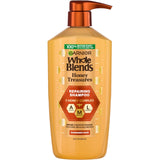 Garnier Whole Blends Honey Treasures Repairing Shampoo, for Dry, Damaged Hair
