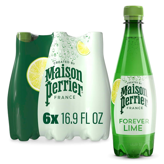 Maison_Perrier_Lime_Flavored_Sparkling_Water,_16.9_FL_OZ_Plastic_Water_Bottle_(6_Count)