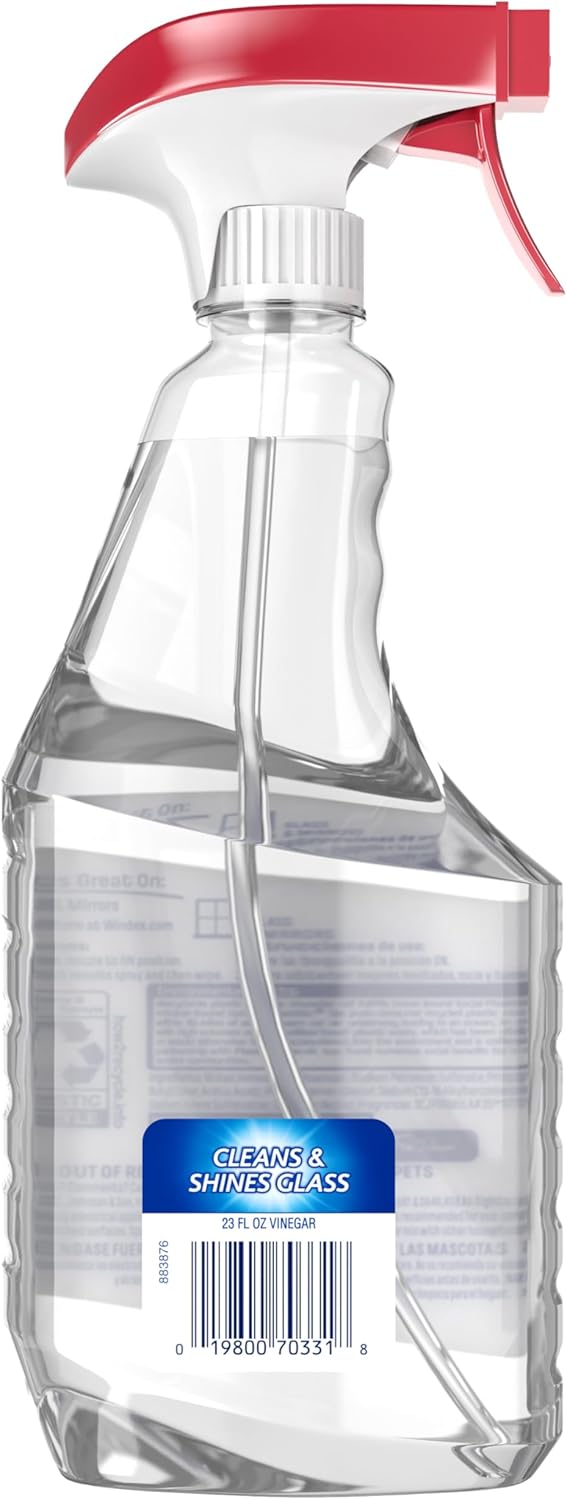 Windex_Vinegar_Glass_and_Surface_Cleaner_Spray_Bottle,_Packaging_Designed_to_Prevent_Leakage_and_Breaking,_Surface_Cleaning_Spray,_23_Fl_Oz