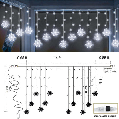 Christmas_White_Icicle_Lights_with_Snowflake,_150_LED_Curtain_Lights_with_8_Lighting_Modes,_Plug_in_Twinkle_Lights_for_Home_Christmas_Wedding_Party_Decoration