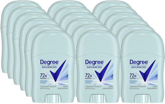 Degree_Women’s_Travel_Deodorant_Shower_Clean_18-Pack_–_72H_Body_Heat_Activated_Mini_Antiperspirant,_0.5_Oz_Ea