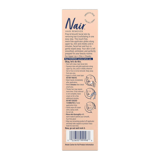 NAIR_Exfoliating_Facial_Hair_Removal_Cream_for_Women_-_Smooth_Skin_Solution_with_Collagen_for_Sensitive_Skincare