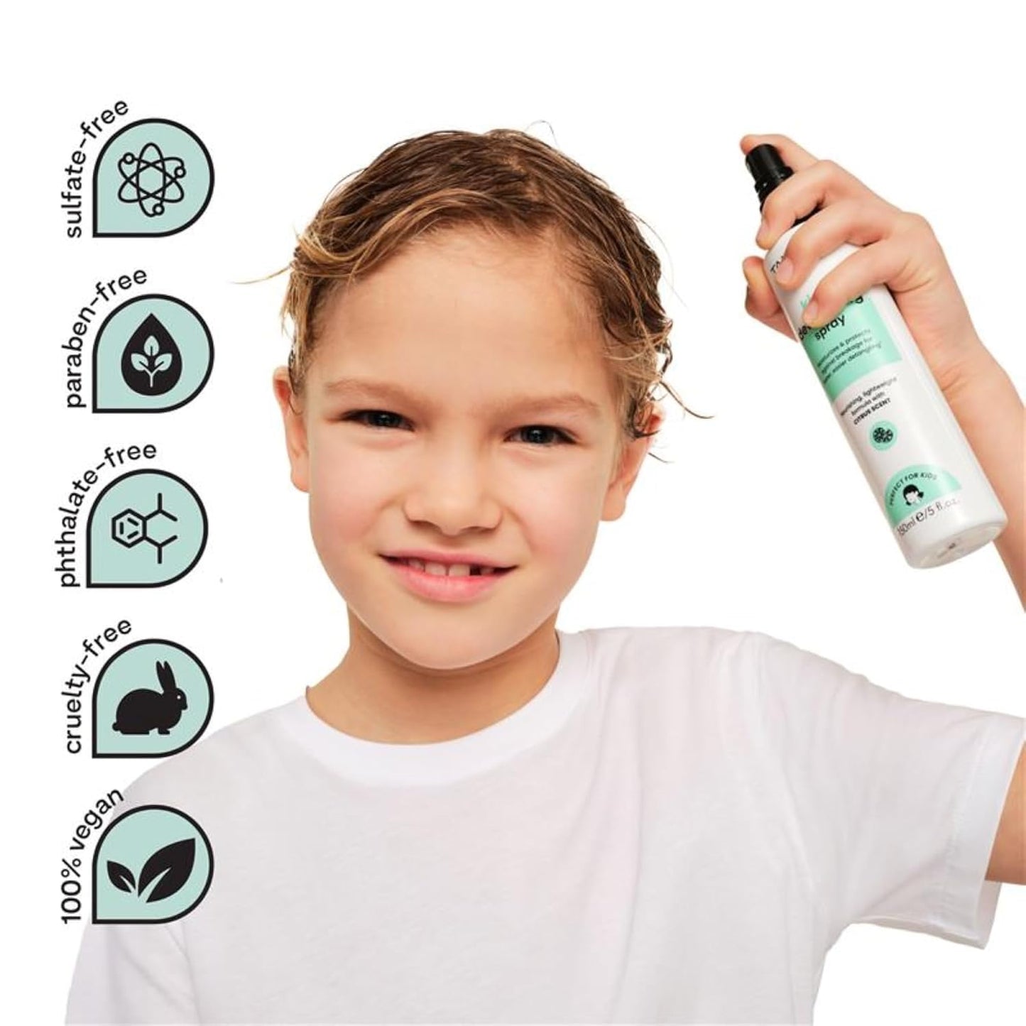 TANGLE_TEEZER_Hair_Detangler_Spray_for_Kids,_Vegan_and_Sulfate-Free_with_a_Fresh_&_Fruity_Scent,_for_all_Hair_Types,_5_Fl_Oz