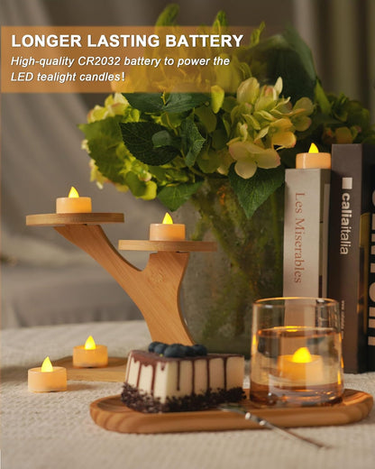 BEICHI_Flameless_TeaLights_Candles_with_Timer,6_Hours_On_and_18_Hours_Off_in_24_Hours_Cycle_Automatically,Pack_of_12_Battery_Operated_LED_Tea_Lights_Flickering_Votive_Candles_Timer_Warm_Yellow_Light