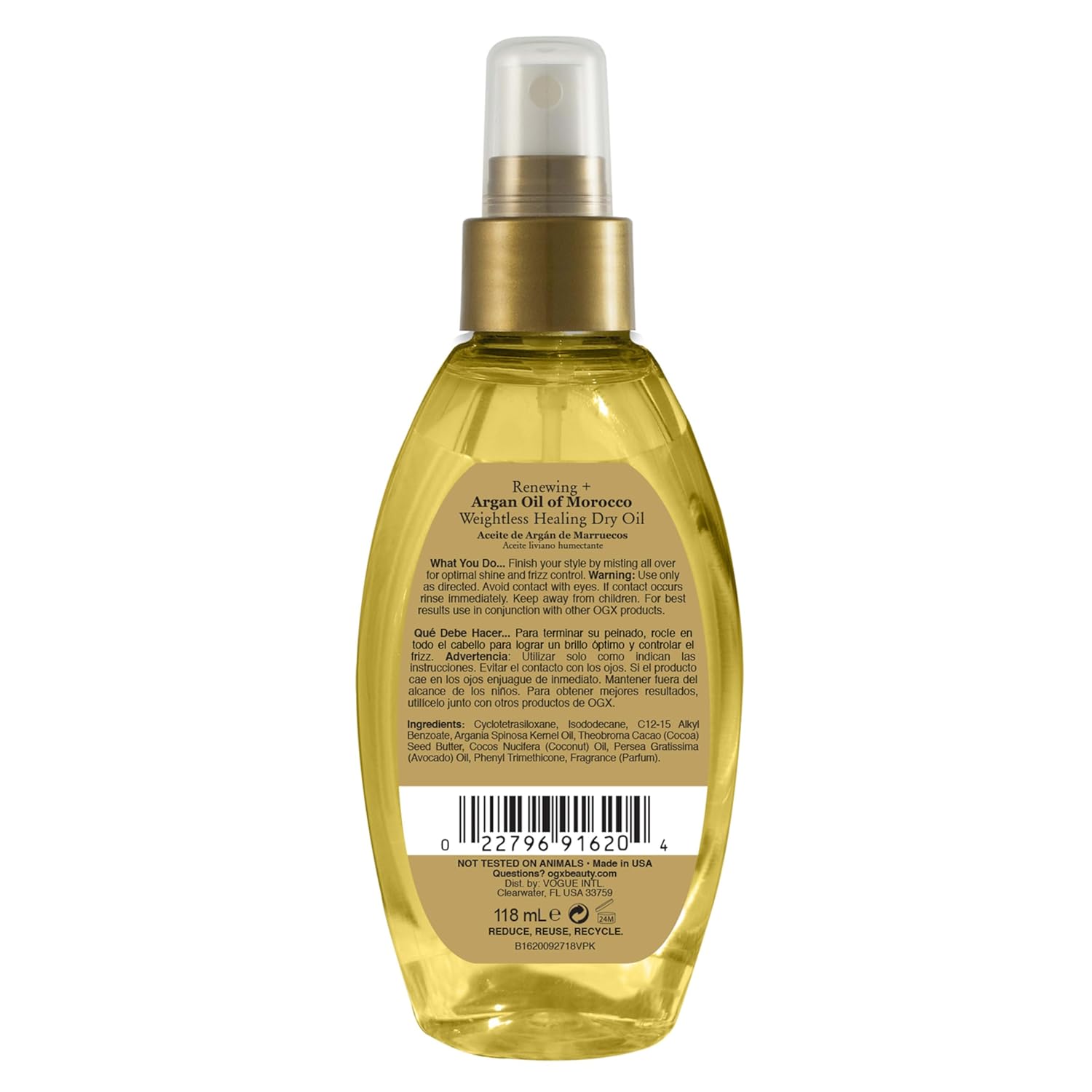 OGX_Renewing_+_Argan_Oil_of_Morocco_Weightless_Healing_Dry_Oil_Spray,_Lightweight_Hair_Oil_Mist_for_Split_Ends,_Frizzy_Hair_and_Flyaways,_Paraben-Free,_Sulfated-Surfactants_Free,_4_Fl_Oz