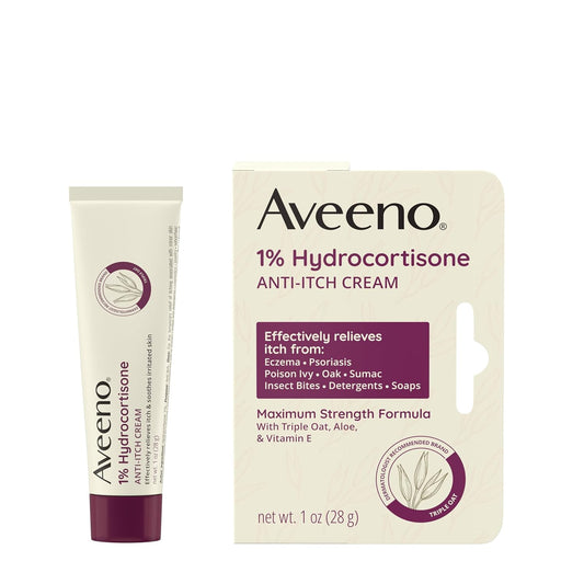 Aveeno_Maximum_Strength_1%_Hydrocortisone_Anti-Itch_Cream,_Triple_Oat,_Aloe_&_Vitamin_E_For_Itch_Relief_From_Eczema,_Psoriasis,_Insect_Bites,_Poison_Ivy,_Oak_&_Sumac_&_Detergents,_1_oz,_2_Pack