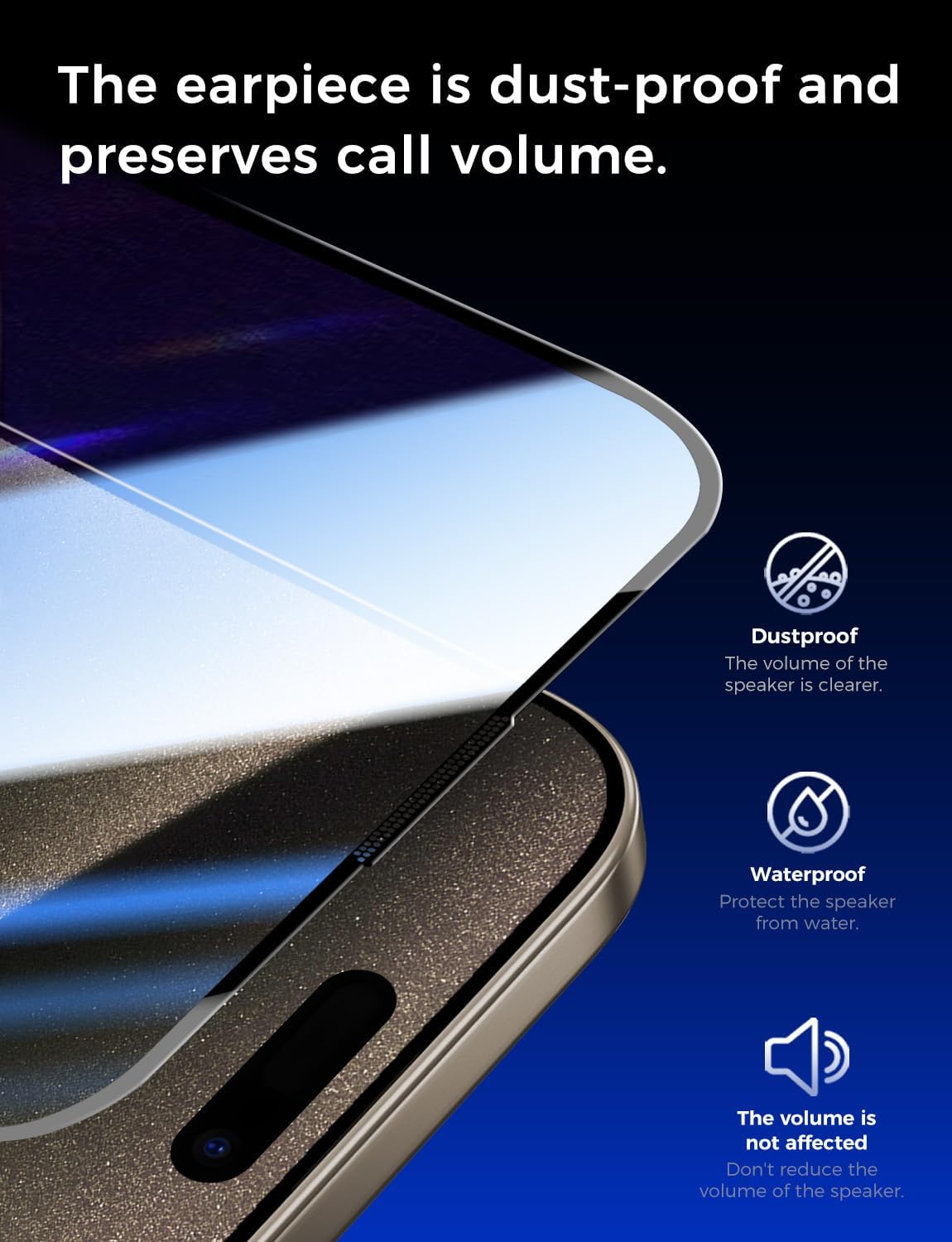 MAGIC_JOHN_2_Pack_for_iPhone_15_Pro_Max_6.7_inch_Tempered_Glass_Screen_Protector,_Auto_Dust-Elimination_Installation,_Bubble_Free,_Dynamic_Island_Compatible,_HD_Clear,_Easy_Installation