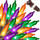 100 Count - Orange Purple Green-Brown Wire