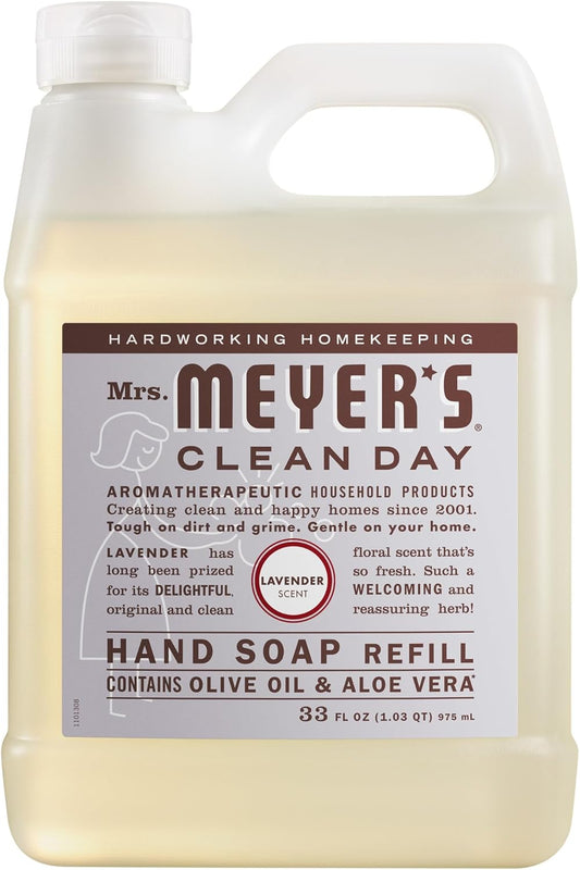 MRS._MEYER'S_CLEAN_DAY_Hand_Soap_Refill,_Lavender_Scent,_33_Fl_Oz_Bottle