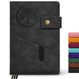 Lined Journal Notebook for Men, A5 Leather Journals for Writing Women, Hardcover Notebooks for Work,School,Note Taking,Travel,Business,Personal daily Diary,200 Page College Ruled (5.9" x 8.4")