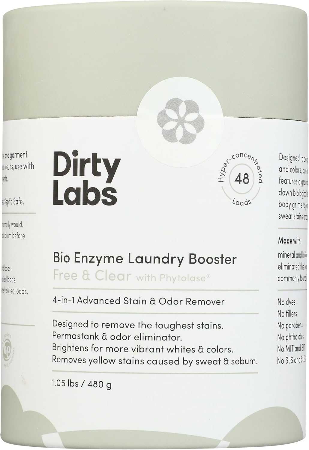 Dirty_Labs_|_Scent_Free_|_Bio_Enzyme_Laundry_Booster_|_48_Loads_(1_lb)_|_Hyper_Concentrated_|_High_Efficiency_&_Standard_Machine_Washer_|_Nontoxic,_Biodegradable_|_Stain_&_Odor_Removal_Enzyme_Booster