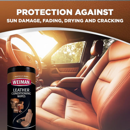 Weiman_Leather_Cleaner_&_Conditioner_-_Cleans,_Restores_&_Protects_Leather,_UV_Protection_Prevent_Cracking_&_Fading,_For_Car_Seats,_Sofas,_Shoes,_Bags_&_All_Finished_Leather_Surfaces,_2_Pack,_60_Wipes