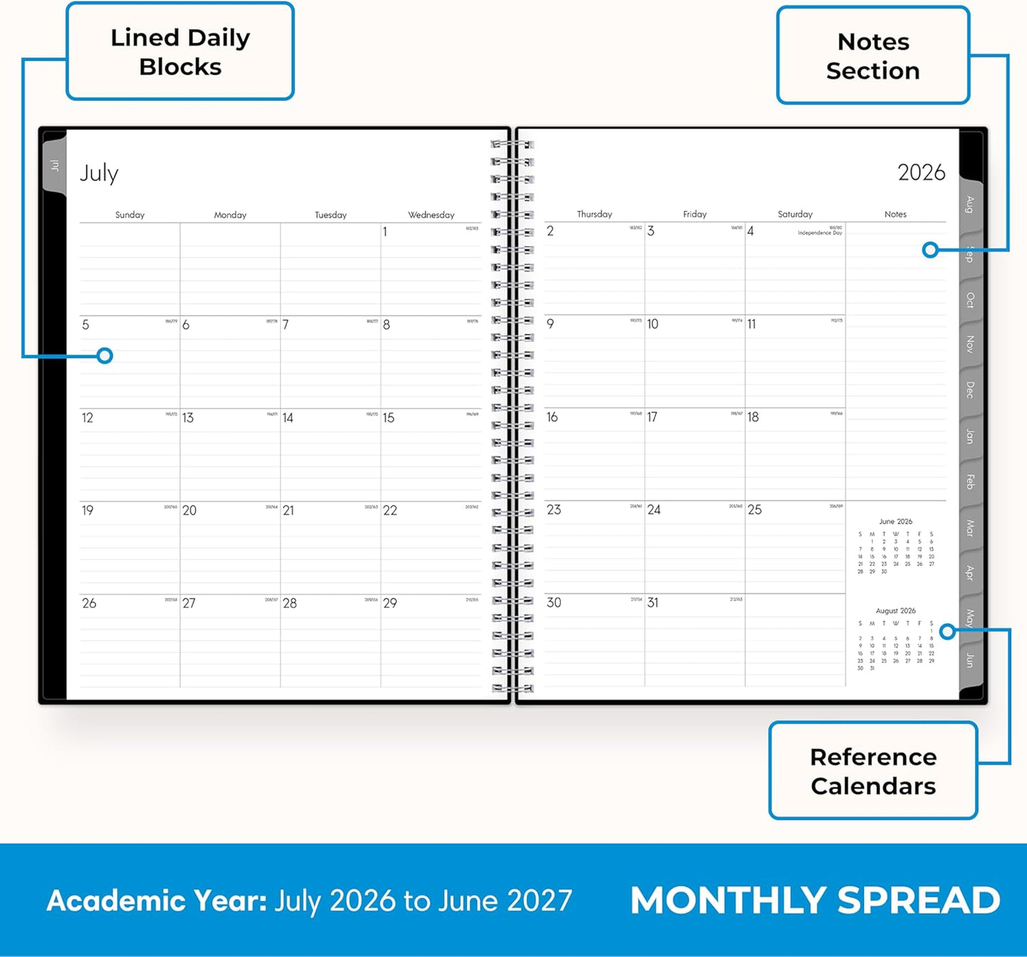 Blue_Sky_2026-2027_Weekly_&_Monthly_Academic_Planner,_8.5"x11",_Enterprise_|_July_2026_-_June_2027,_Flexible_Cover,_Wirebound,_Laminated_Tabs,_Academic_Year