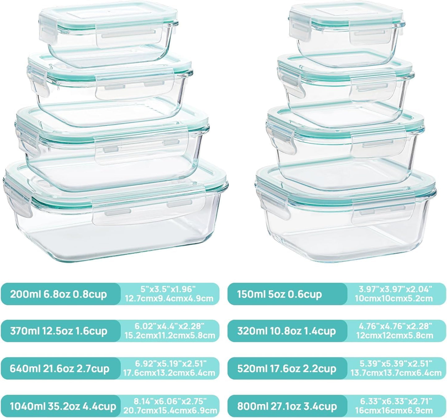 Vtopmart_8_Pack_Glass_Food_Storage_Containers_with_Airtight_Lids,_Glass_Meal_Prep_Containers,_Lunch_Office_Meal_for_Microwave,_Oven,_Freezer_and_Dishwasher,_BPA_Free