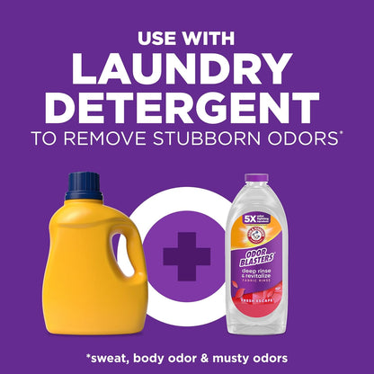 ARM_&_HAMMER_Odor_Blasters_Deep_Rinse_and_Revitalize_Fabric_Rinse,_Laundry_Additive,_Eliminates_Sweat_and_Musty_Odors,_Fresh_Escape_Scent,_50_fl_oz