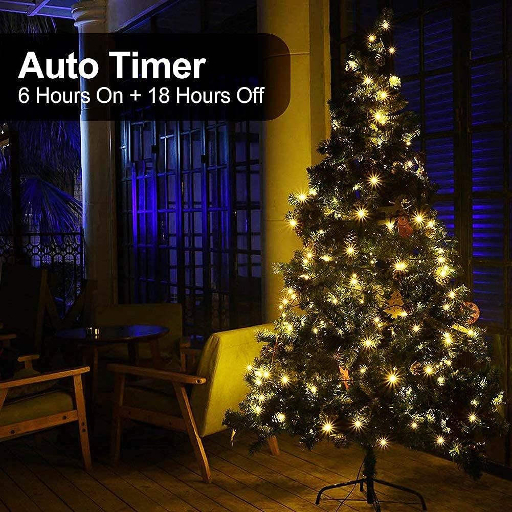 MASHANG_Christmas_Lights_-_Battery_Operated_String_Lights_50_LED_Xms_Mini_Lights_8_Modes_Green_Wire_Mini_Light_Set_with_Timer_for_Xmas_Tree_Wreath_Party_Indoor_Outdoor_Decor,_Waterproof,_Warm_White