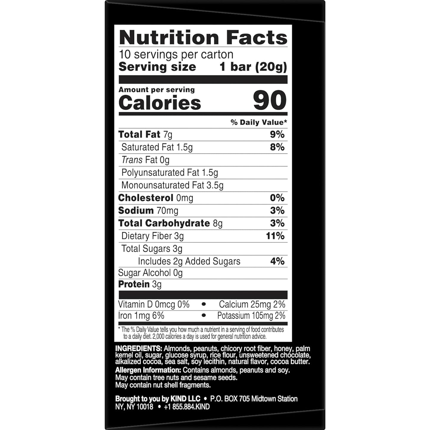 KIND_Minis,_Dark_Chocolate_Nuts_&_Sea_Salt,_Healthy_Snacks,_Gluten_Free,_Low_Calorie_Snacks,_Low_Sugar,_10_Count