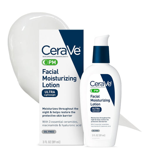 CeraVe_PM_Facial_Moisturizing_Lotion,_Night_Cream_with_Hyaluronic_Acid_and_Niacinamide,_Ultra-Lightweight,_Oil-Free_Moisturizer_for_Face,_3_Ounce