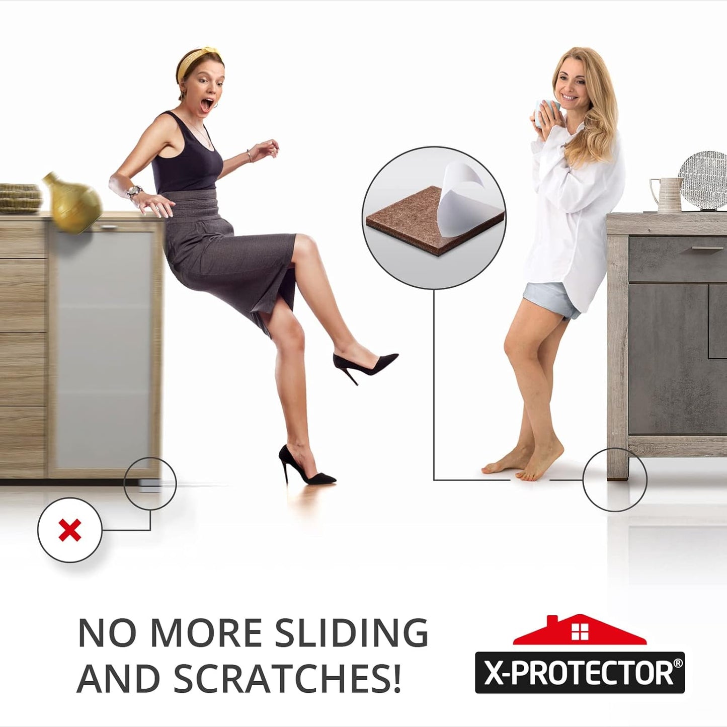 X-PROTECTOR_Non_Slip_Furniture_Pads_-_16_Premium_Furniture_Grippers_2"!_Self-Adhesive_Rubber_Feet_Furniture_Feet_-_Ideal_Non_Skid_Furniture_Pad_Floor_Protectors_-_Keep_Furniture_in_Place!