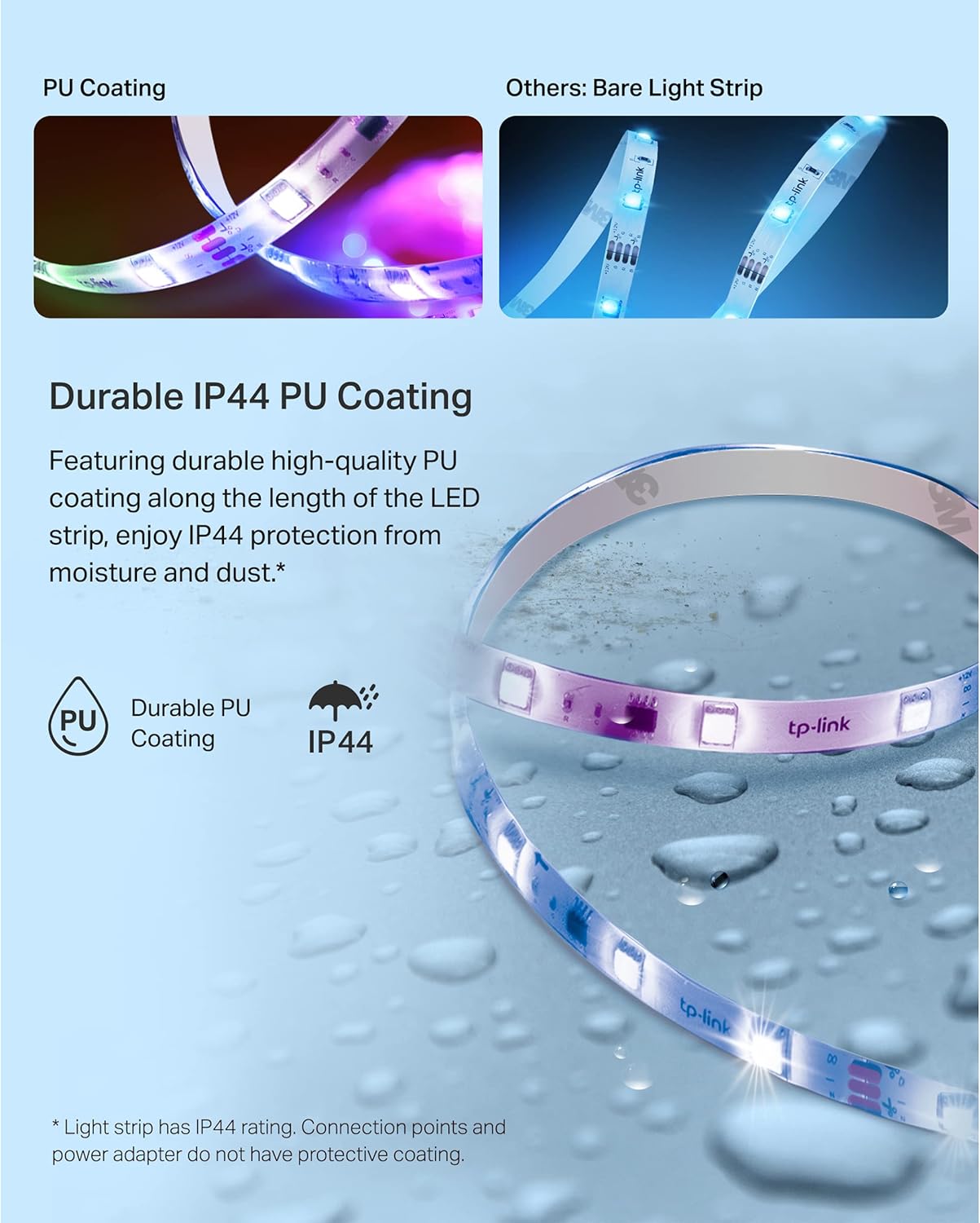 Kasa_Smart_LED_Light_Strip,_50_Color_Zones_RGBIC,_16.4ft_Wi-Fi_LED_Strip_Works_w/_Alexa,_Google_Home_&_SmartThings,_High_Brightness,_16M_Colors,_PU_Coating,_Trimmable,_2_Yr_Warranty_(KL420L5)