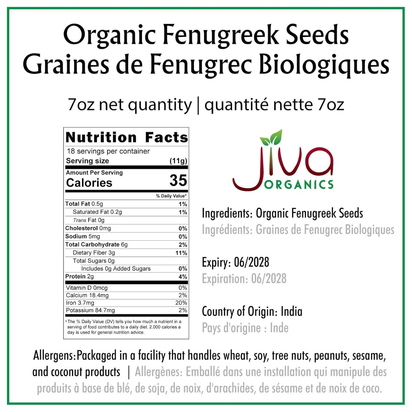 Jiva_Organic_Fenugreek_Seeds_7_Ounce_–_Non-GMO,_Gluten_Free,_All_Natural_Fenugreek_Spice_–_Organic_Fenugreek_Seeds_for_Hair_Growth,_Cooking_&_Sprouting_-_Methi_Seeds_for_Methi_Dana_Water_-_Raw_&_Natural,_Product_of_India