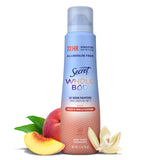 Secret Whole Body Deodorant for Women, Peach & Vanilla Scent, Aluminum Free Deodorant Spray, 72 HR Odor Protection, 3.5 oz Body Care Daily Comfort Cosmetic Cleanser Aroma