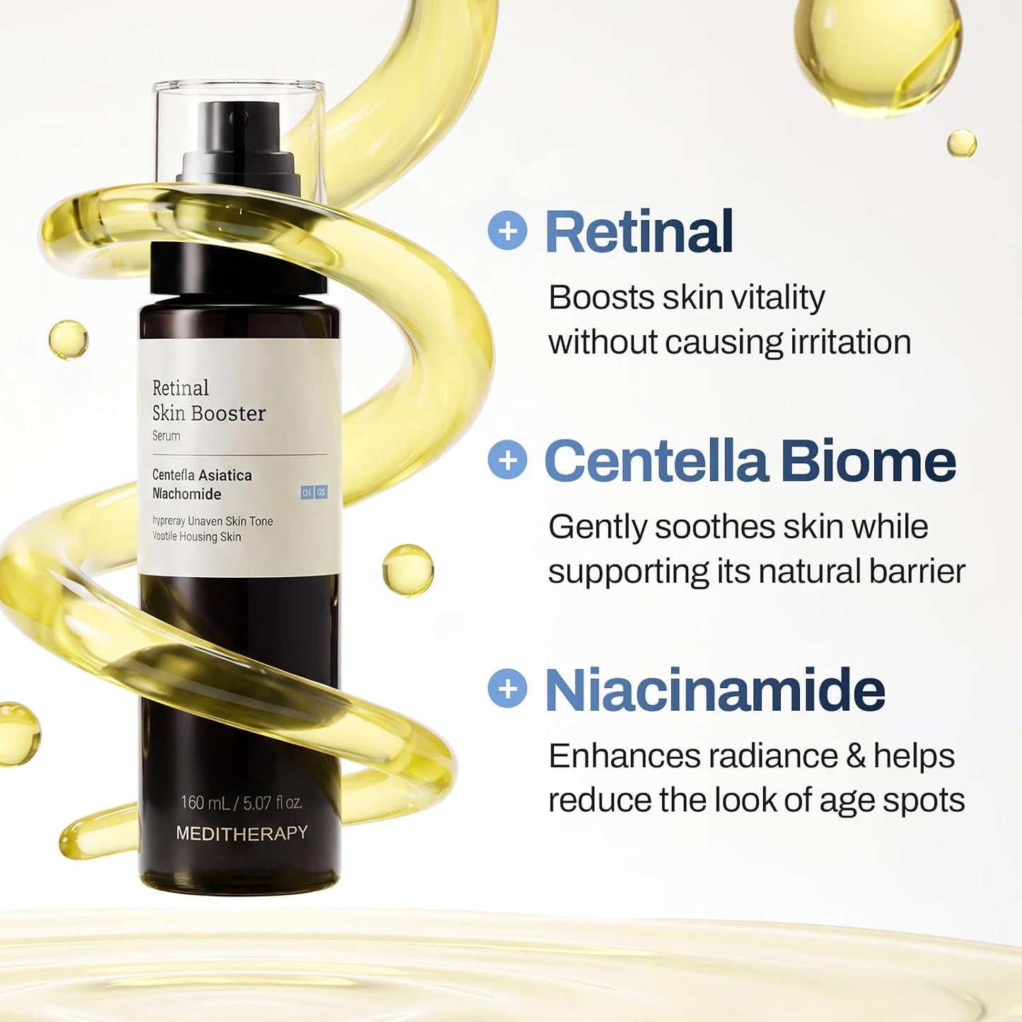 MEDITHERAPY_Retinal_Skin_Booster_Serum_5.07_fl_oz_|_Retinaldehyde,_Niacinamide,_Cica_|_Korean_Hydrating_Face_&_Body_Serum_for_Dull,_Uneven_Skin,_All_Skin_Types,_K-Beauty
