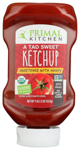 PRIMAL KITCHEN Organic Tad Sweet Ketchup, 18.5 OZ
