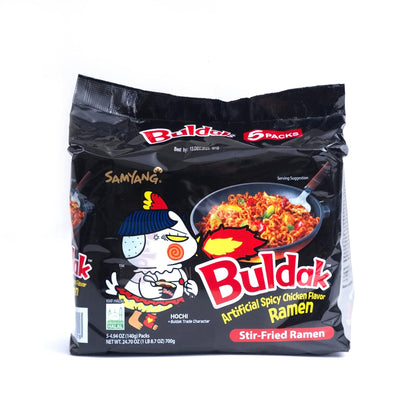 Samyang_Buldak_Hot_Chicken_Spicy_Ramen_Korea_Instant_Packaged_Noodles,4.94_oz,Original,5_Pack