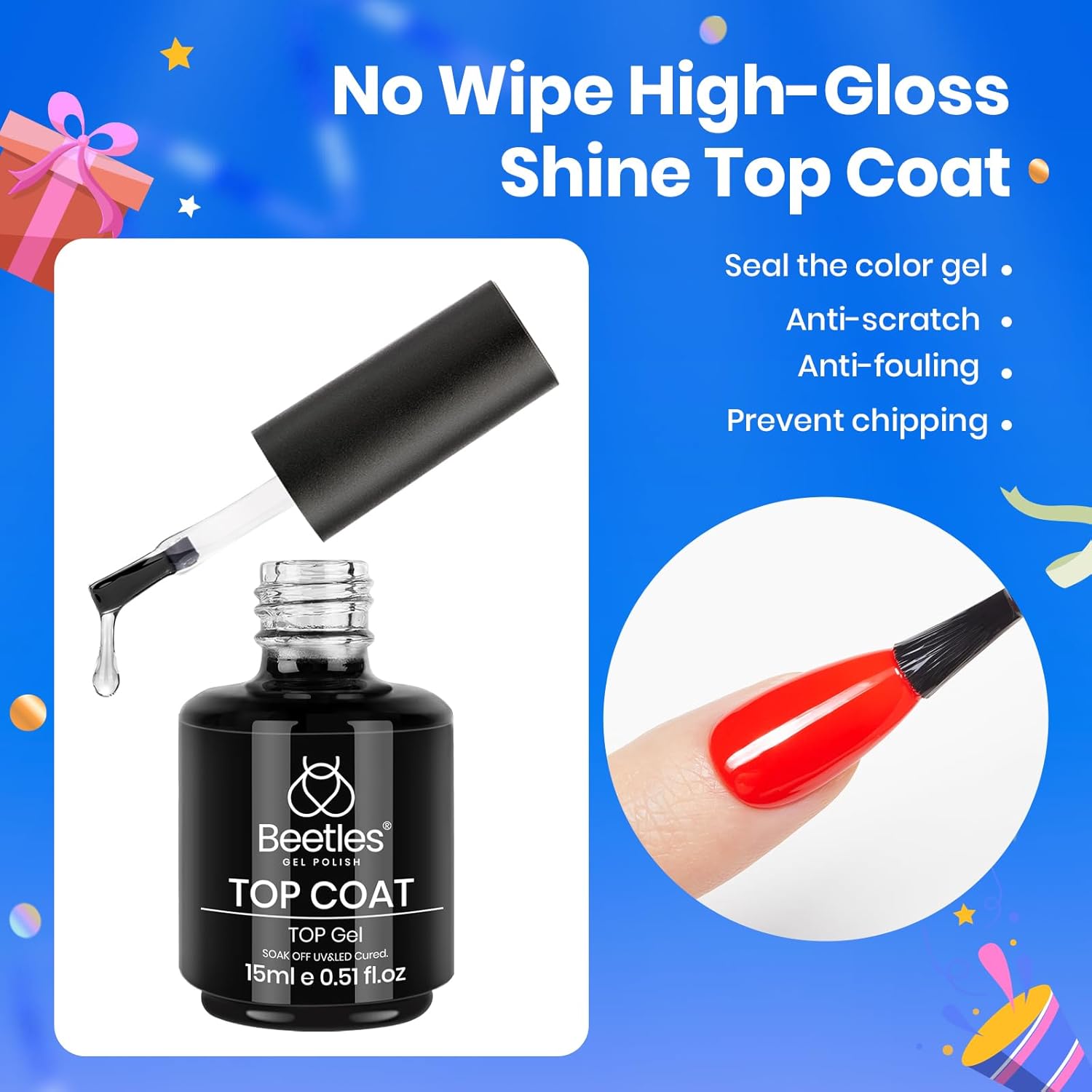 Beetles_3Pcs_15ml_White_Gel_Nail_Polish_and_No_Wipe_Gel_Top_Coat_&_Base_Coat_Set,_Soak_Off_UV_Lamp_and_Long_Lasting_Glossy_Top_Coat_French_Manicure_Art_Design_Kit