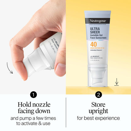 Neutrogena_Ultra_Sheer_Invisible_Gel_Face_Sunscreen_SPF_40,_Facial_Sunscreen_&_Moisturizer,_Vitamin_E,_Matte_Finish,_Makeup_Primer,_Travel_Size,_80_Minutes_Water-Resistant,_1.7_oz