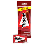 Trident Original Flavor Sugar-Free Chewing Gum, 3 Packs of 14 Pieces (42 Total Pieces)