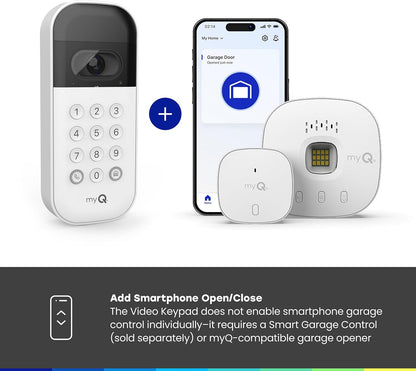 myQ_Smart_Garage_Door_Video_Keypad_with_Wide-Angle_Camera,Customizable_PIN_Codes,and_Smartphone_Control–Take_Charge_of_Your_Garage_Access_Works_with_Chamberlain,_LiftMaster_and_Craftsman_openers,White