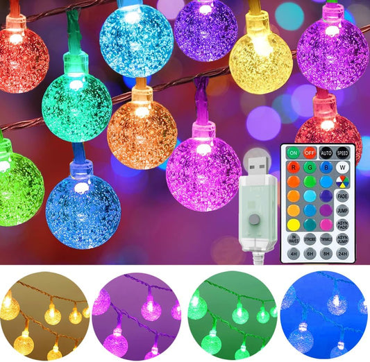 Mocalido_50ft_Color_Changing_Globe_String_Lights_Indoor,_Hanging_Colored_Christmas_Lights_for_Bedroom_75_LED_USB_Powered_with_Remote,_Fairy_Lights_Classroom,_Camping_Tent_Decor