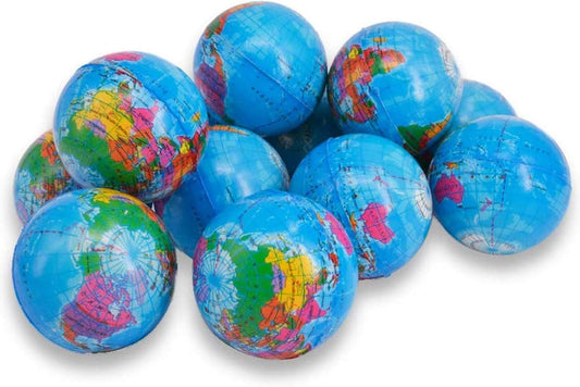 24_Pack_Squeezable_World_Stress_Balls_for_Kids_Mini_Earth_Ball_-_Pressure_Relieving_Health_Balls_Globe_Pattern_Balls_,_School,_Classroom,_Party_Favors_(2.5"_Inches)
