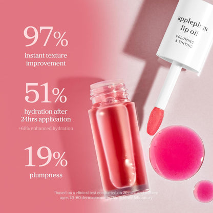 NOONI_Korean_Lip_Oil_-_Appleplum_|_Long-Lasting,_Moisturizing,_Plumping,_Revitalizing_for_Dry_Lips,_Waterproof,_No_Peel_Off,_Korean_Tint,_Hydrating_Lip_Stain,_Nourishing_Crystal_Clear,_0.12_FL_Oz