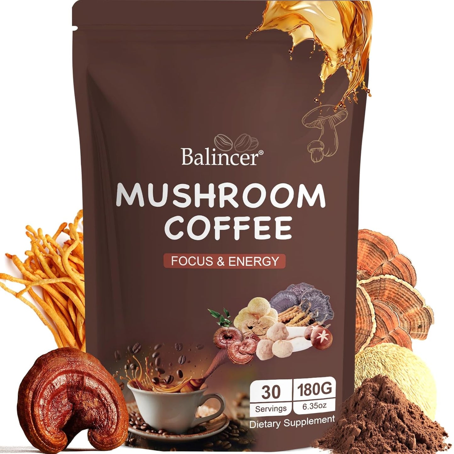 Mushroom_Coffee,_6_Adaptogenic_Mushrooms_(Lion's_Mane,_Cordyceps,_Turkey_Tail_&_Other)_Mixed_with_Premium_Instant_Coffee_for_Focus,_Energy,_Immune_and_Gut_Health_Support,_30_Servings