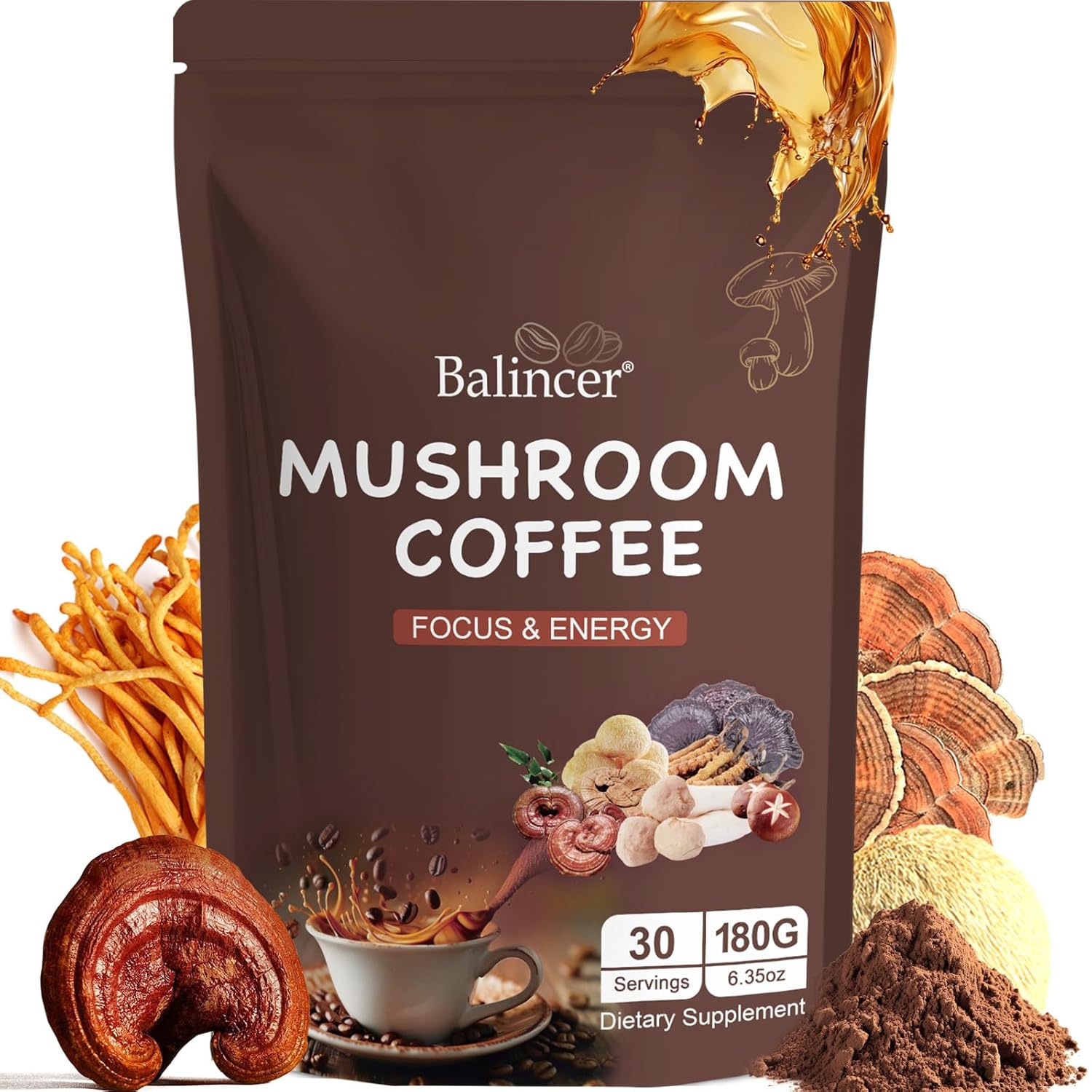 Mushroom_Coffee,_6_Adaptogenic_Mushrooms_(Lion's_Mane,_Cordyceps,_Turkey_Tail_&_Other)_Mixed_with_Premium_Instant_Coffee_for_Focus,_Energy,_Immune_and_Gut_Health_Support,_30_Servings